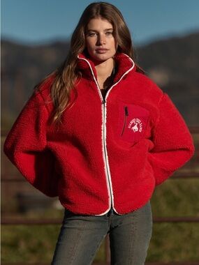 Diamond Cross Ranch Jackson Hole Diamond Cross Classic Fleece Unisex Jacket M